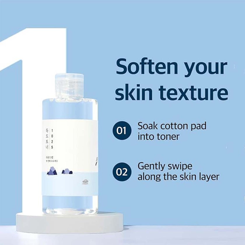 Round Lab 1025 Dokdo Exfoliating Face Toner For All Skin Types 200ml