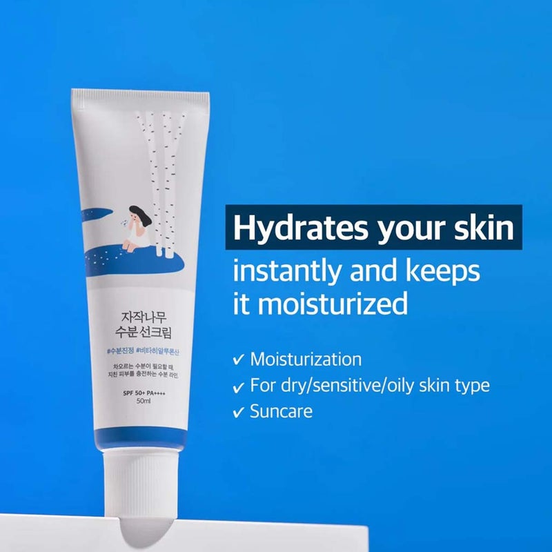 Round Lab Birch SPF50+ & PA ++++ Moisturizing Sunscreen 50ml