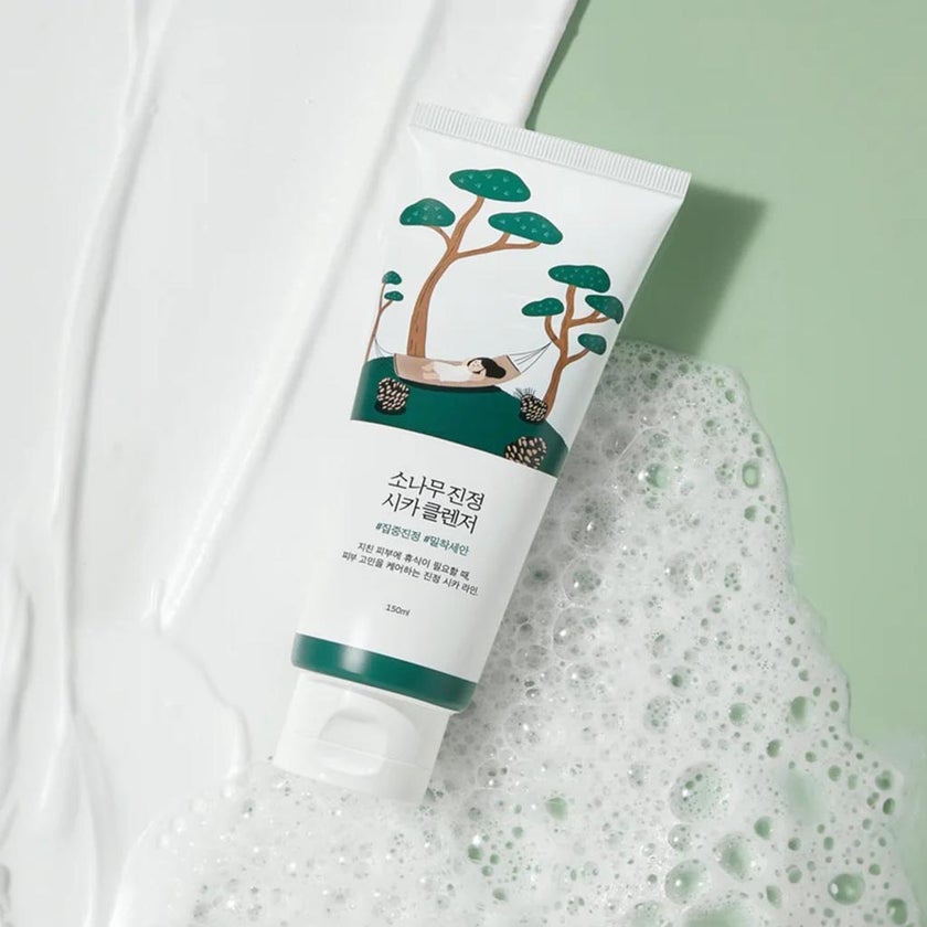Round Lab Pine Calming Cica Creamy Facial Cleansing Foam 150ml