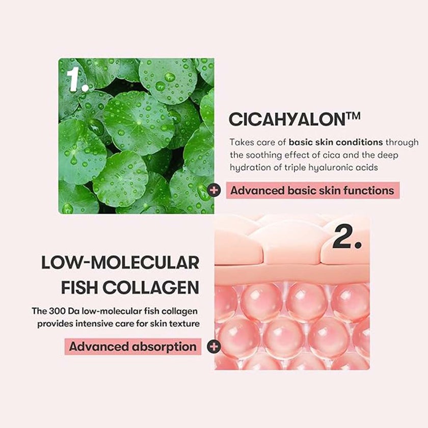 VT Cosmetics 300Da Cica Hyalon & Hydrolyzed Collagen Face Cream 30ml