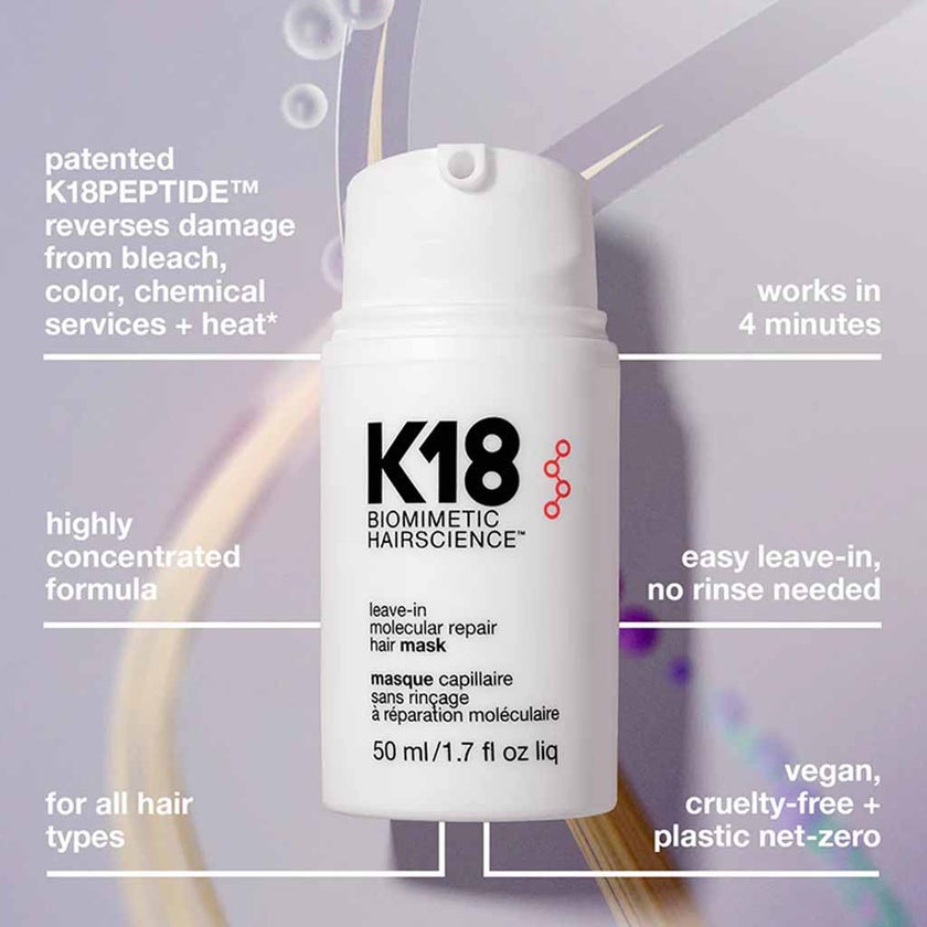 K18 Biometric Hair Science Molecular Repair Hair Mask 50ml