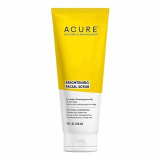 Acure Brightening Facial Scrub With Sea Kelp & French Green Clay 118ml