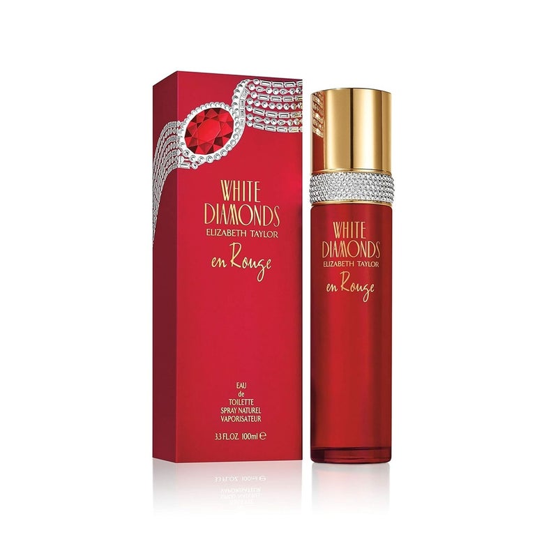 Elizabeth Taylor White Diamonds En Rouge Eau De Toilette For Women 100ml