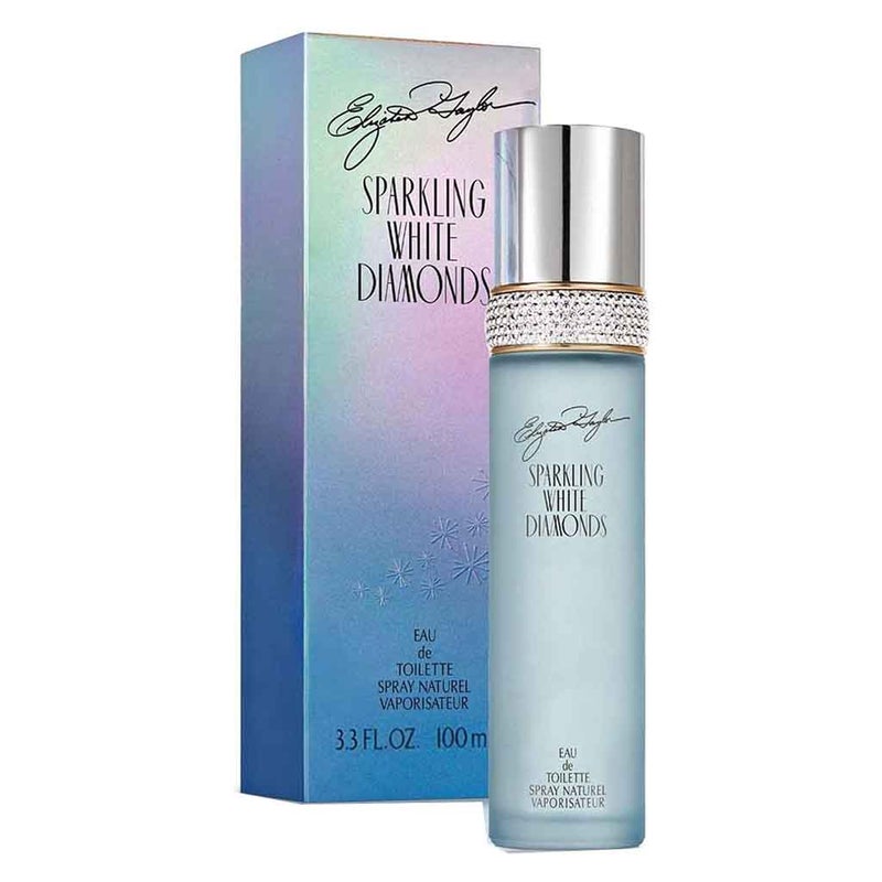 Elizabeth Taylor Sparkling White Diamonds Eau De Toilette For Women 100ml