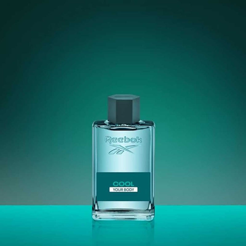 Reebok Cool Your Body Eau De Toilette For Men - Fresh & Woody Fragrance 100ml