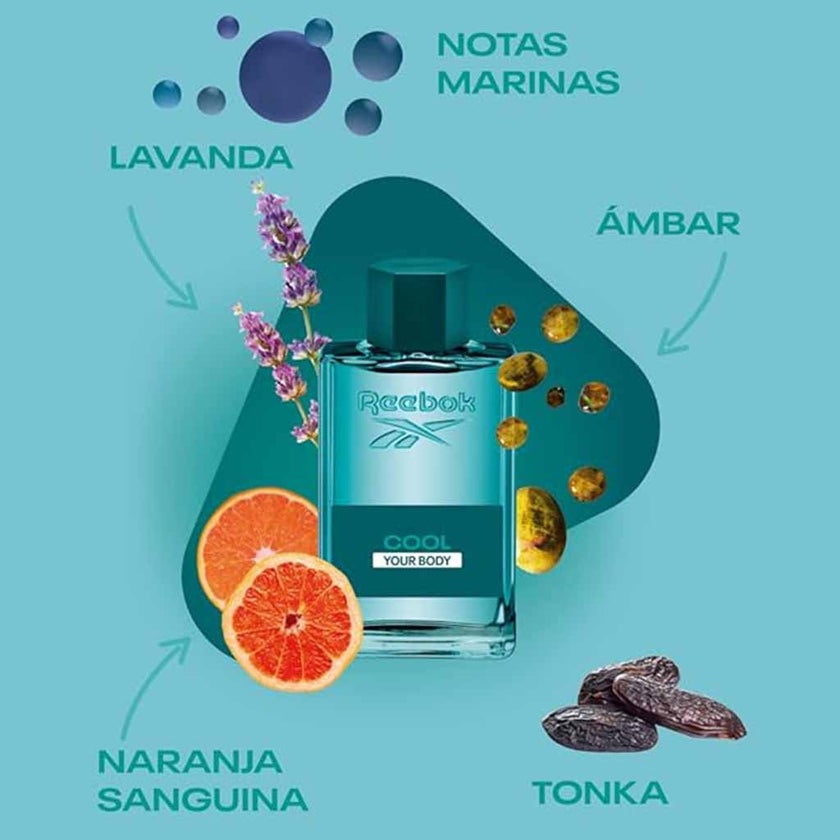 Reebok Cool Your Body Eau De Toilette For Men 50ml