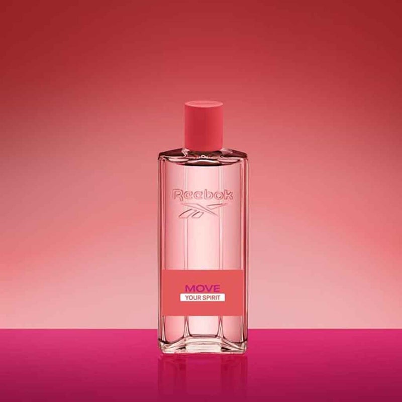 Reebok Move Your Spirit Eau De Toilette For Women - Fruity & Floral Fragrance 100ml