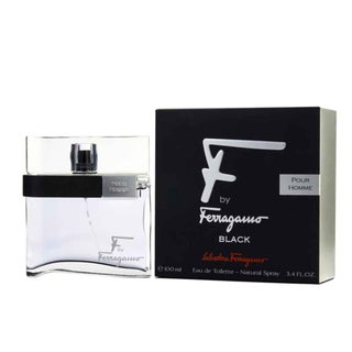 Salvatore Ferragamo F By Ferragamo Black Eau De Toilette For Men 100ml
