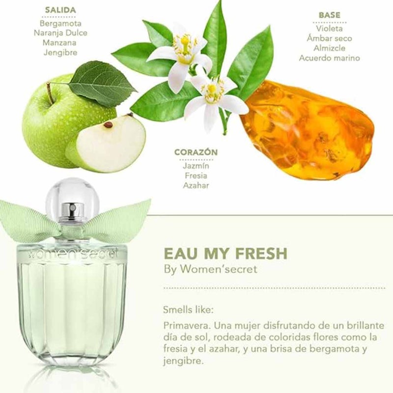 Women'secret Eau It's Fresh Eau De Toilette For Women 100ml 