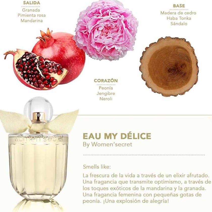 Women'secret Eau My Delice Eau De Toilette For Women 30ml 