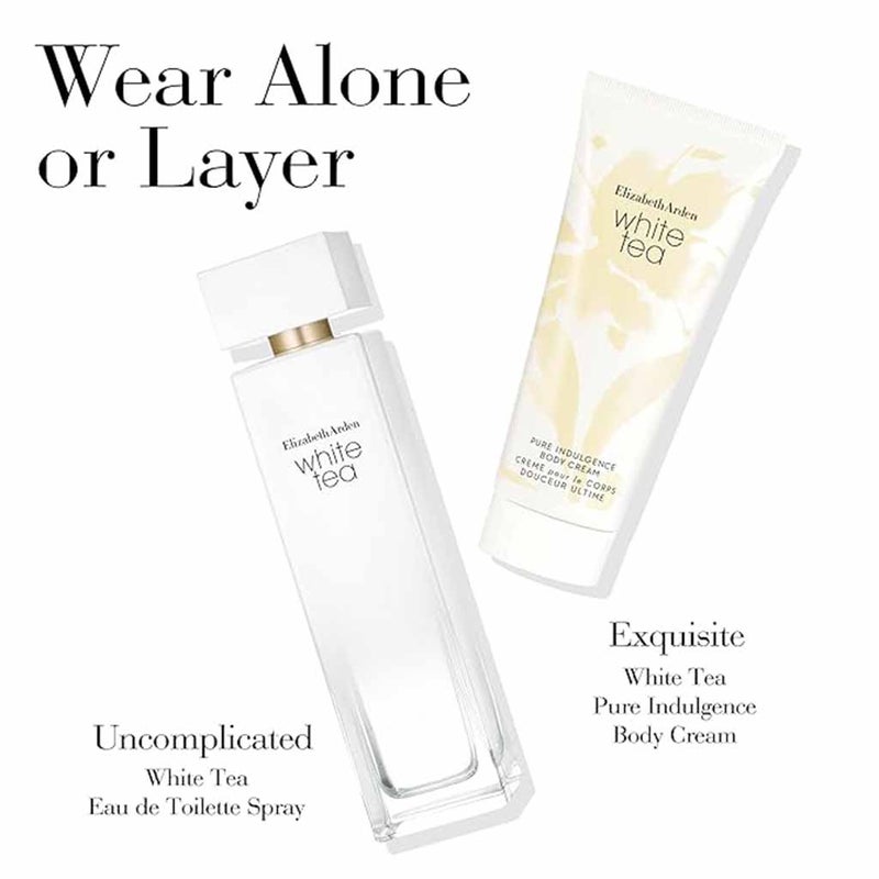 Elizabeth Arden White Tea Gift Set For Women - Pack of Elizabeth Arden White Tea EDP 30ml + White Tea Pure Indulge Body Cream 100ml 