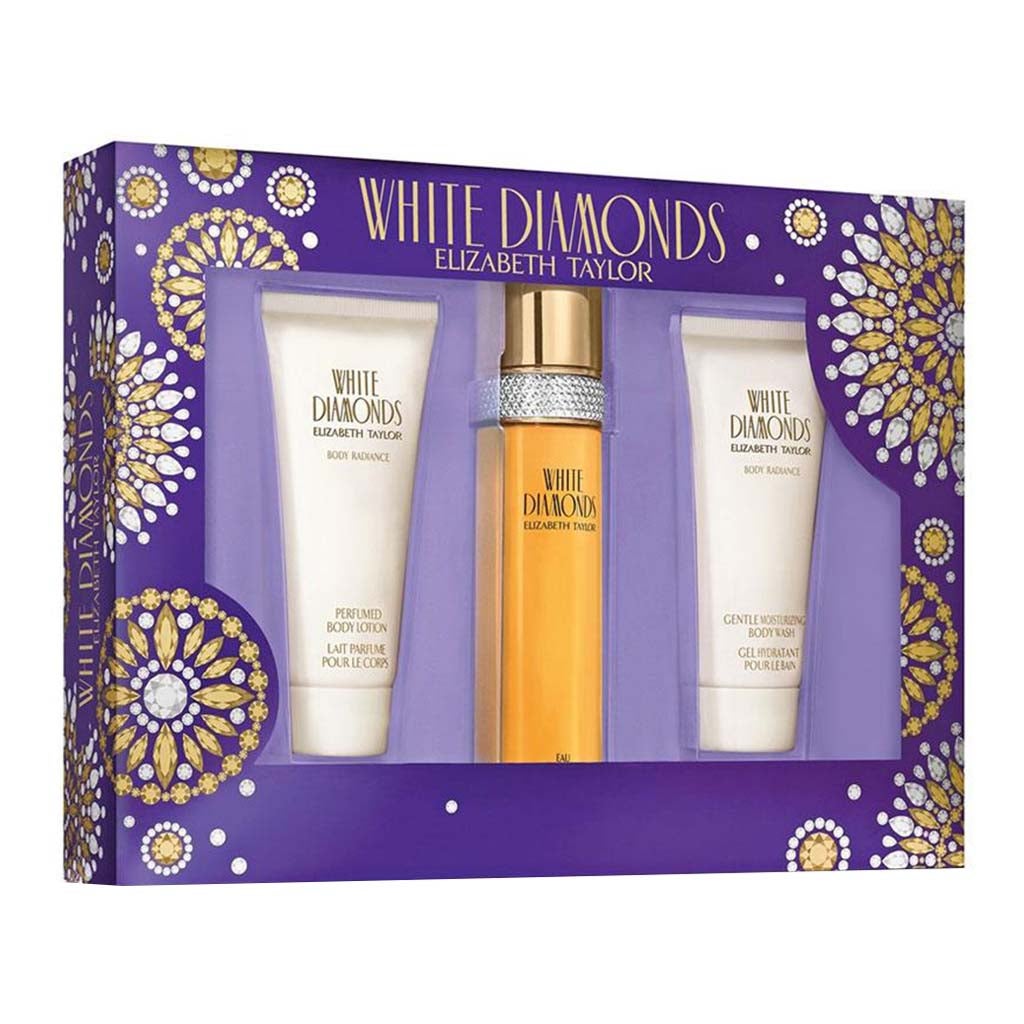 Elizabeth Taylor White Diamonds Gift Set For Women - Pack of White