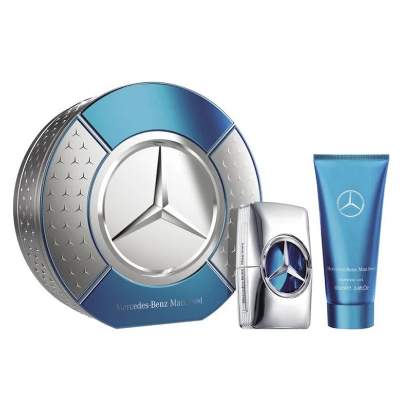 Mercedes Benz Bright Gift Set For Men - Pack of Mercedes Benz Bright EDP 100ml + Shower Gel 100ml 