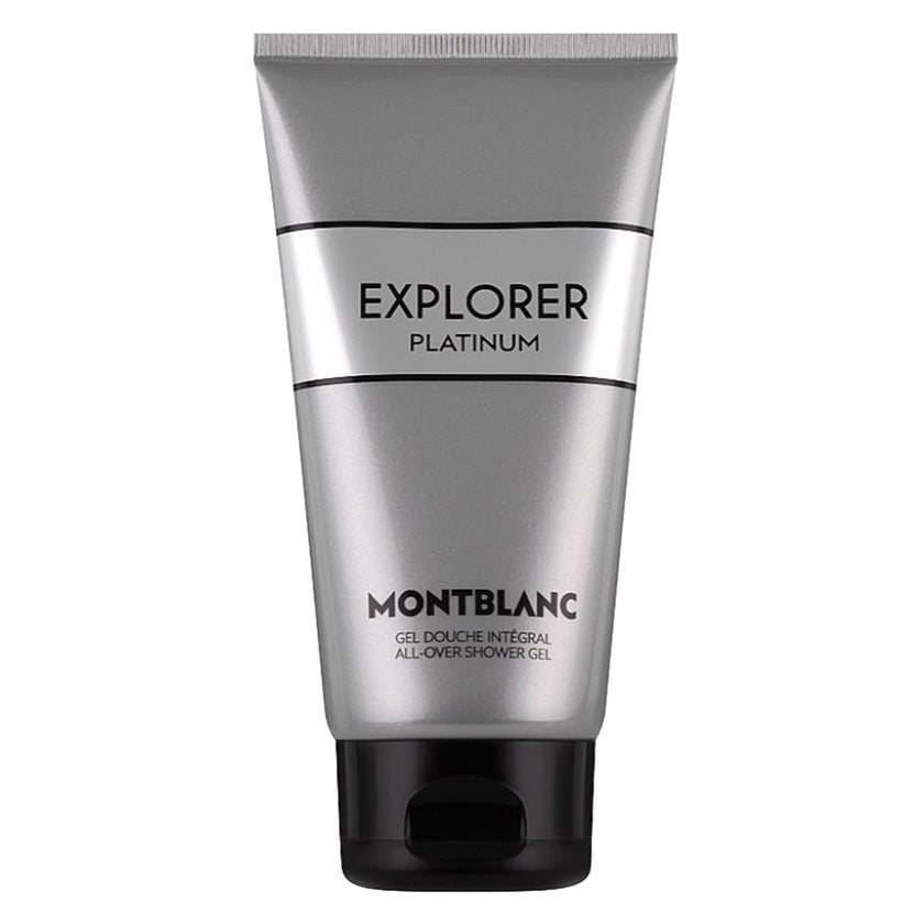 Mont Blanc Explorer Platinum Gift Set For Men - Pack of Mont Blanc Explorer Platinum EDP 100ml + EDP Mini Spray 7.5ml + Shower Gel 100ml 