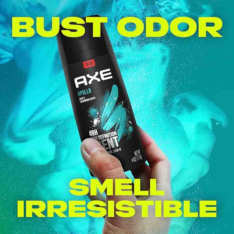 Axe Apollo Sage & Cedarwood Scent Deodorant Spray For Men 150ml