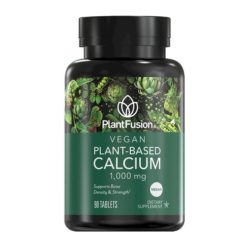 Plant Fusion Vegan Plant-Based Calcium 1000mg Tablets, Pack of 90's