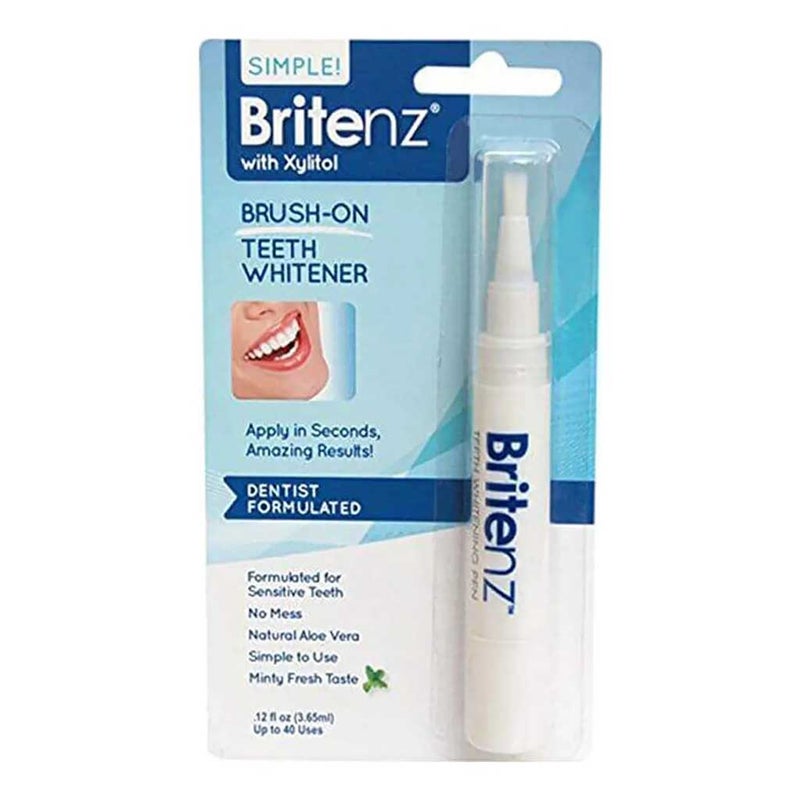 Britenz Brush-On Teeth Whitener Pen With Xylitol For Sensitive Teeth 3.65ml