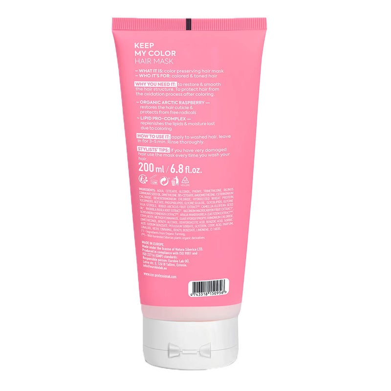 Ice Professional Keep My Color Hair Mask For Color Treated Hair 200ml