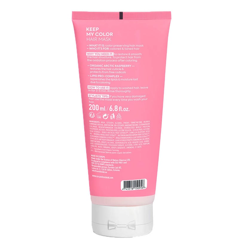 Ice Professional Keep My Color Hair Mask For Color Treated Hair 200ml