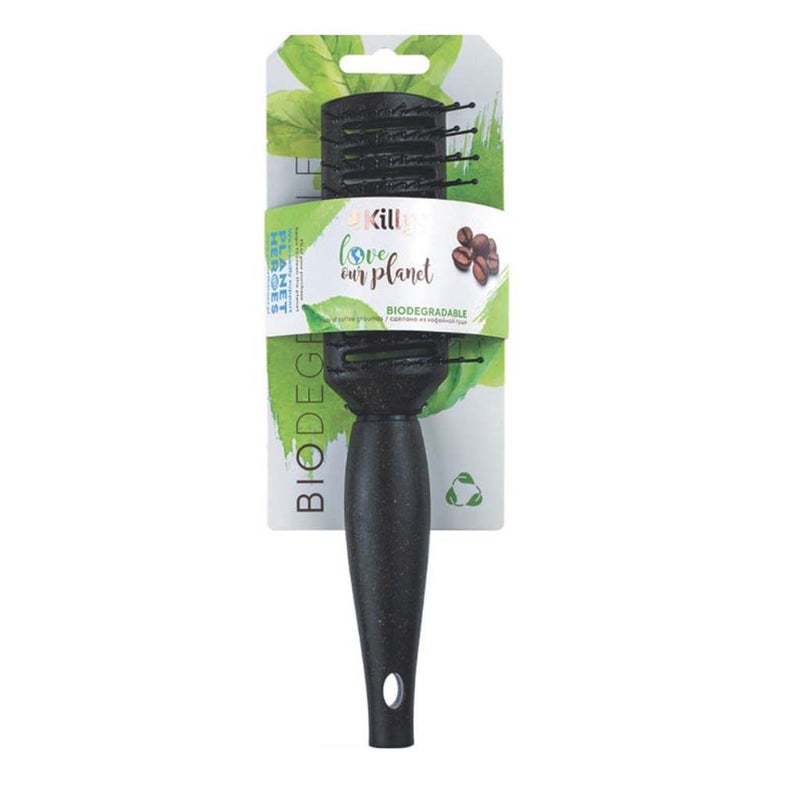 Killys Biodegradable Hairbrush Made of Coffee Grounds - Vent