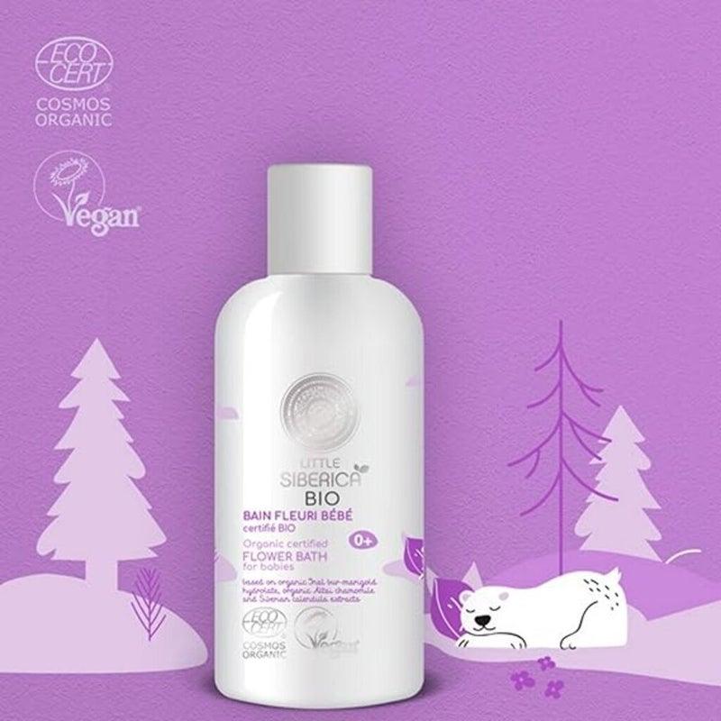 Little Siberica Bio Flower Body Bath For 0+ Years Baby 250ml