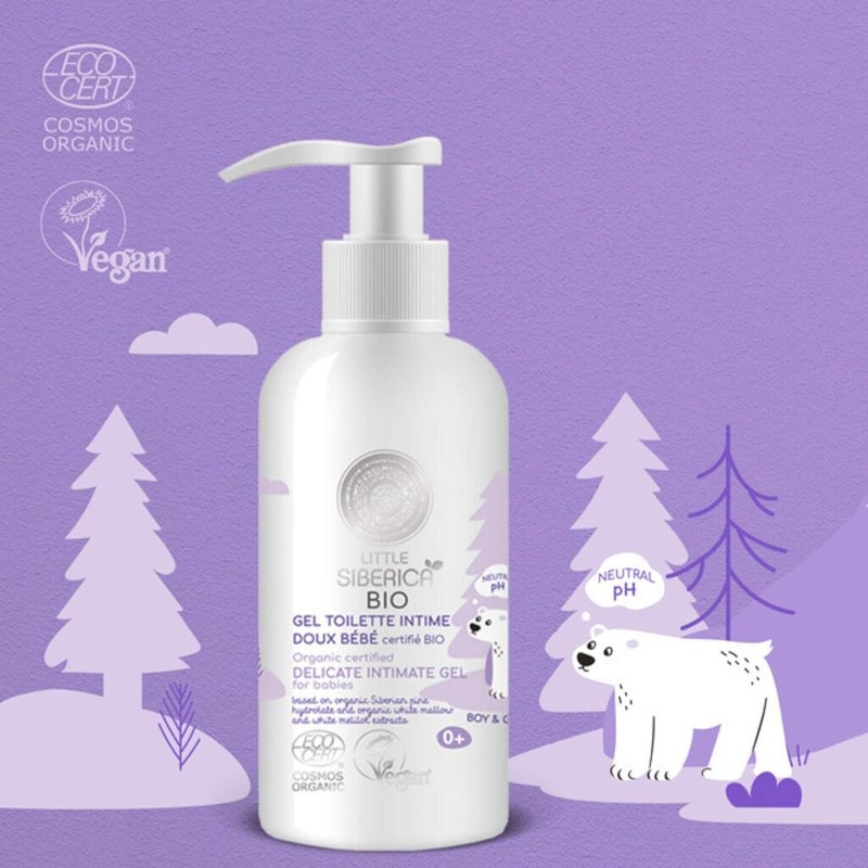 Little Siberica Bio Delicate Intimate Wash For 0+ Years Baby 250ml