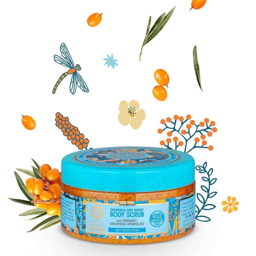 Natura Siberica Oblepikha & Honey Exfoliating Body Scrub 300ml 
