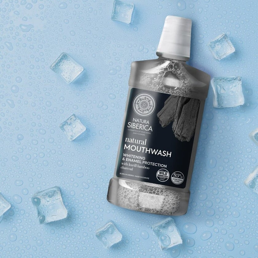 Natura Siberica Natural Mouthwash With Bamboo & Charcoal 520ml