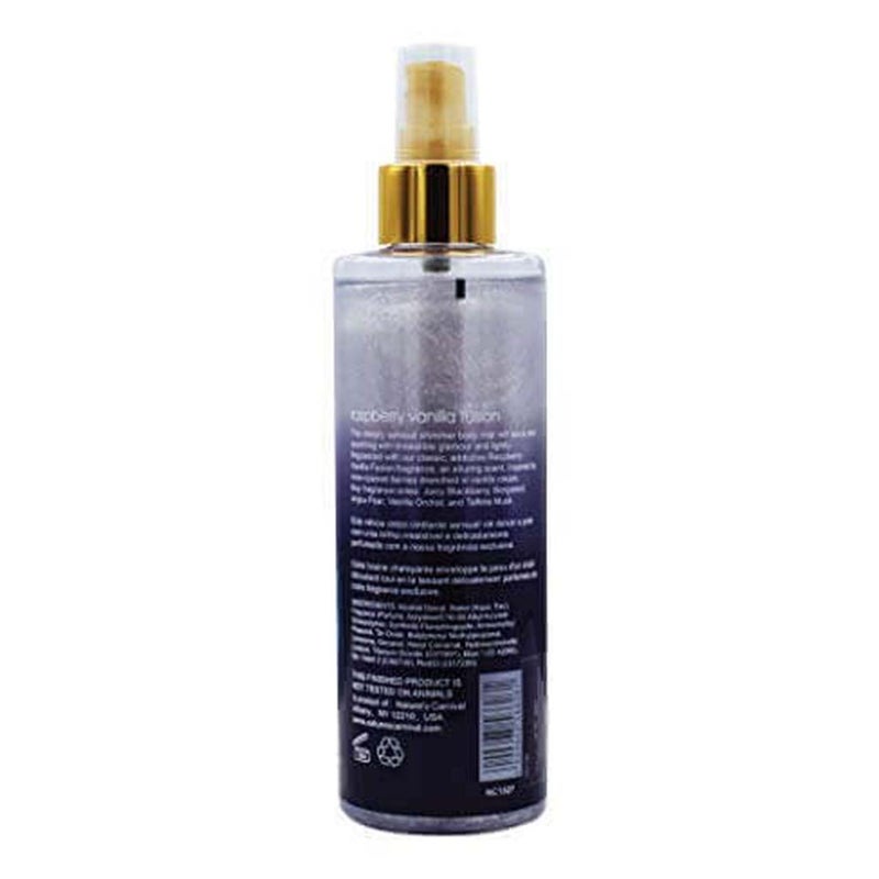 Nature's Carnival Raspberry Vanilla Fusion Shimmer Body Mist For Women 236ml