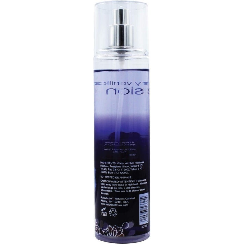 Nature's Carnival Raspberry Vanilla Fusion Body Mist For Women 236ml