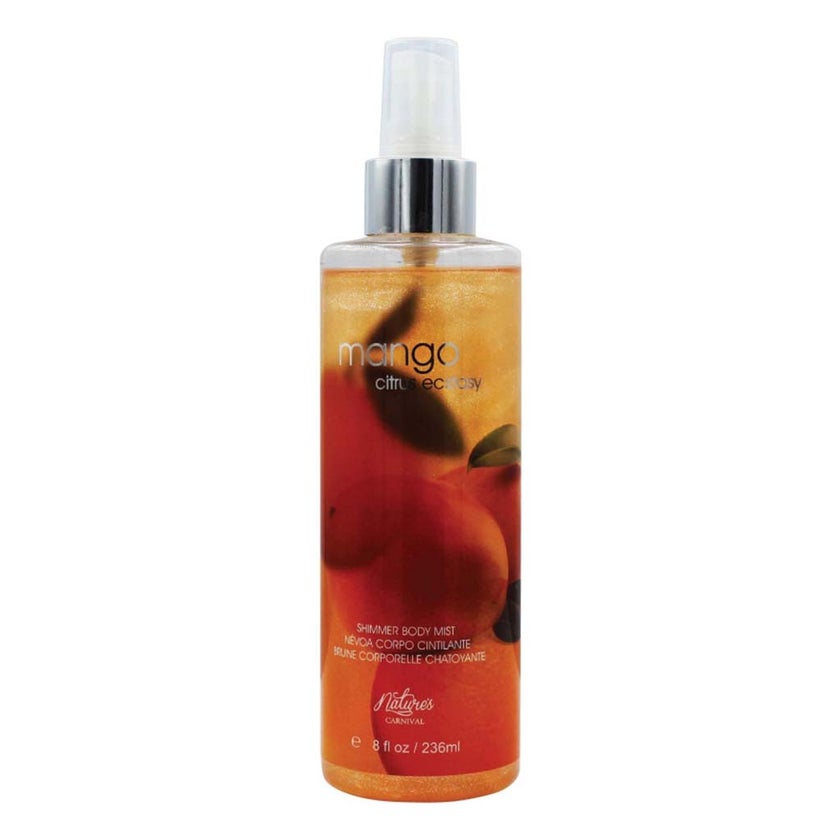 Nature's Carnival Mango Citrus Ecstasy Shimmer Body Mist For Women 236ml