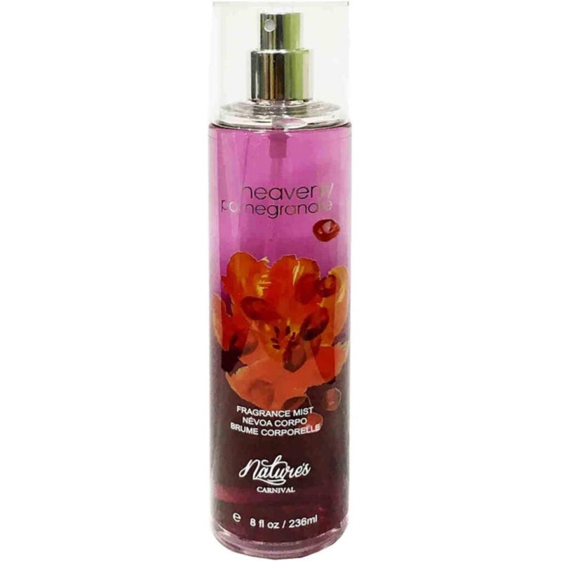 Nature's Carnival Heavenly Pomegranate Fragrance Body Mist For Women 236ml