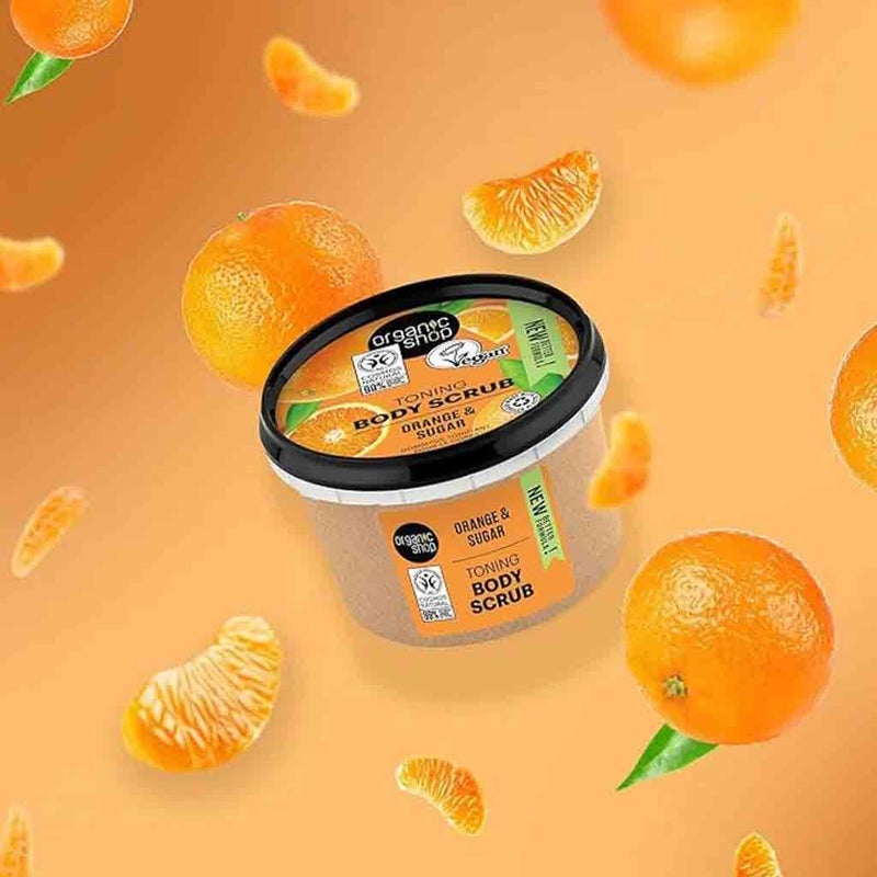 Organic Shop Orange & Sugar Toning Body Scrub 250ml