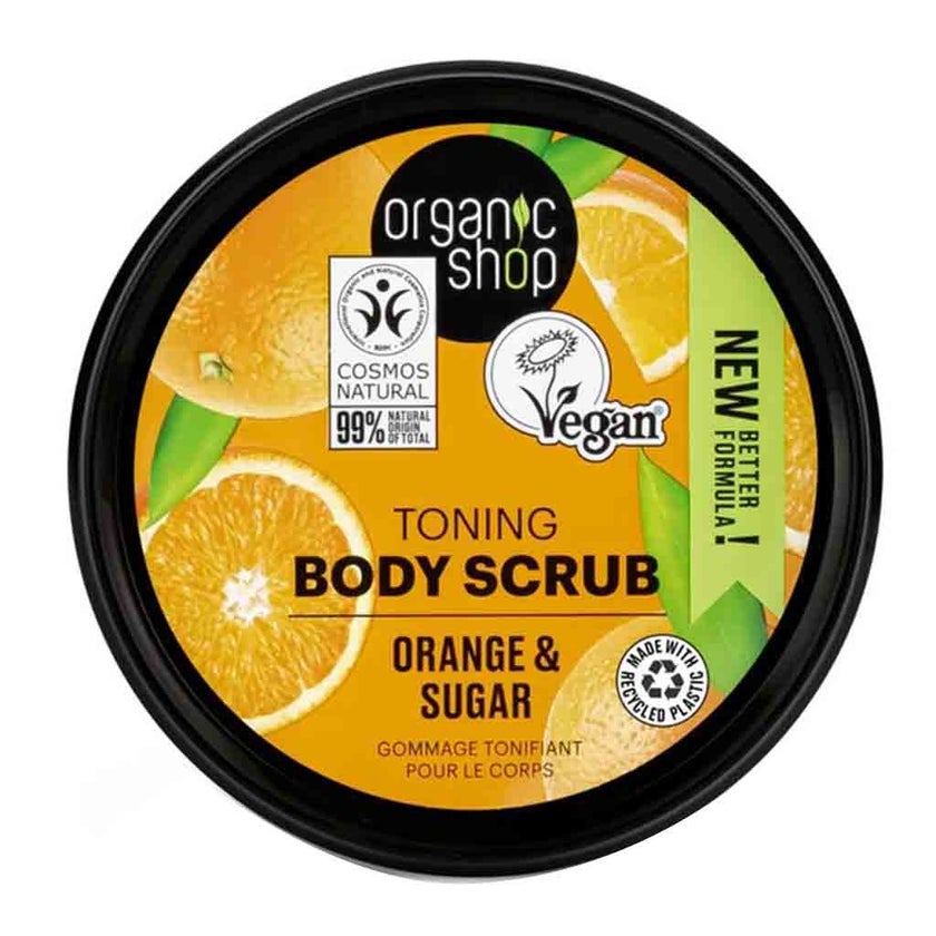 Organic Shop Orange & Sugar Toning Body Scrub 250ml