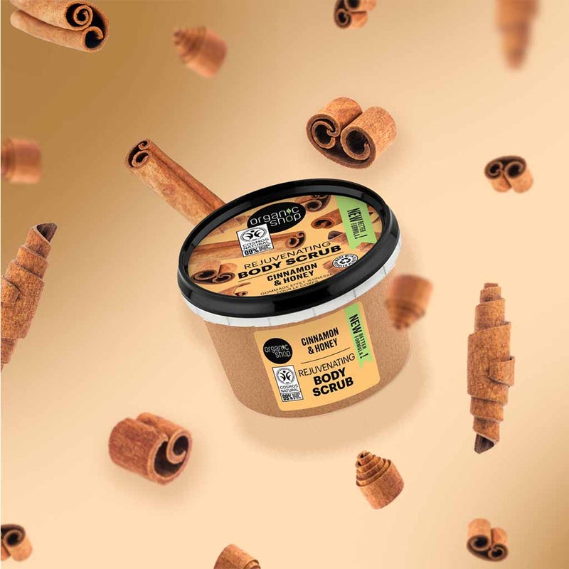 Organic Shop Cinnamon & Honey Rejuvenating Body Scrub 250ml