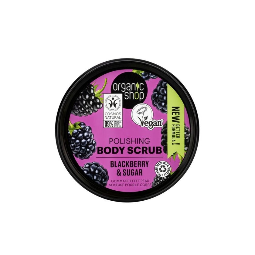 Organic Shop Blackberry & Sugar Polishing Body Scrub 250ml