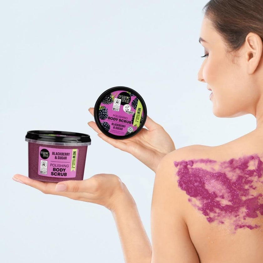 Organic Shop Blackberry & Sugar Polishing Body Scrub 250ml