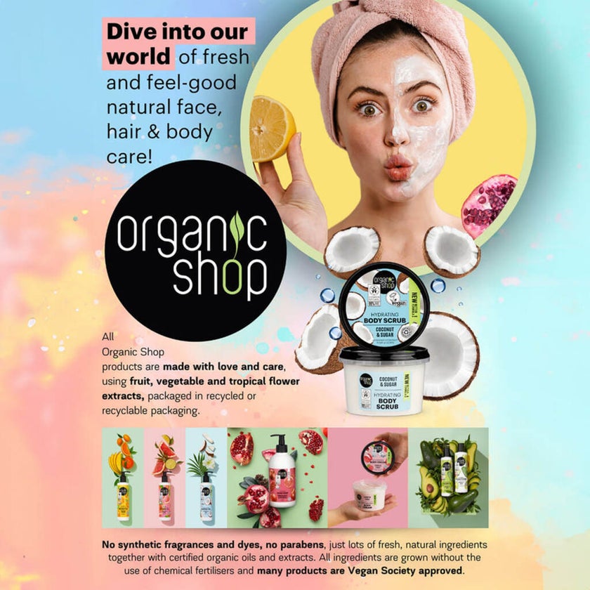 Organic Shop Anti-Bacterial Volumizing Shampoo 280ml