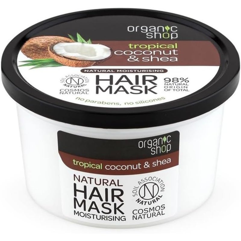 Organic Shop Coconut & Shea Moisturising Hair Mask 250ml