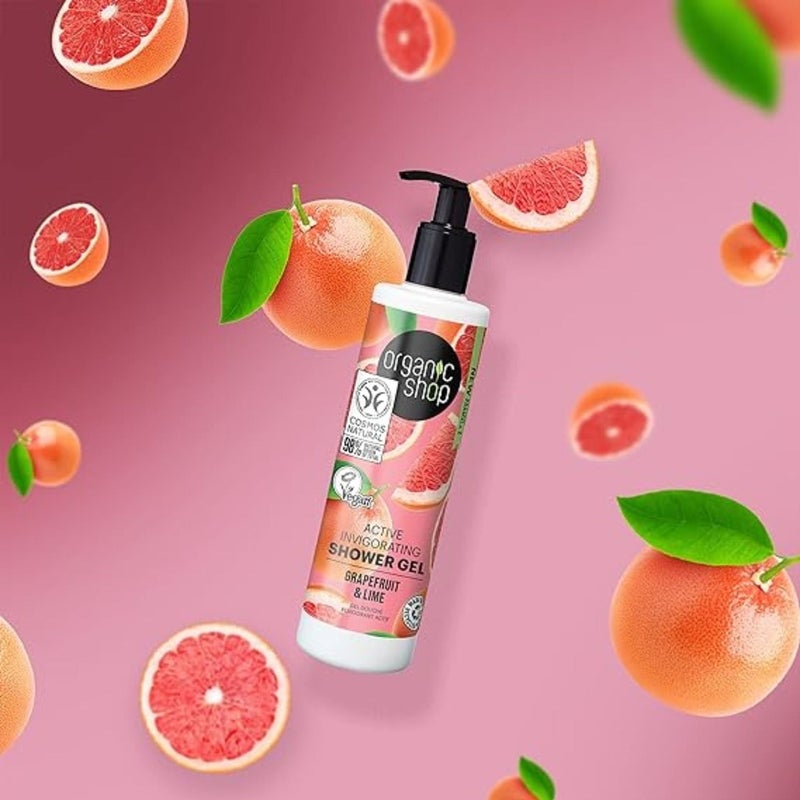 Organic Shop Grapefruit & Lime Active Invigorating Shower Gel 280ml