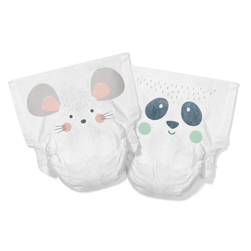 Kit & Kin Eco Friendly Hypoallergenic Size 2 Baby Diapers For 4-8Kg, Pack of 38’s