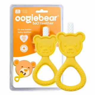 Oogiebear 360° Teether For 3+ Months Baby - Yellow Color