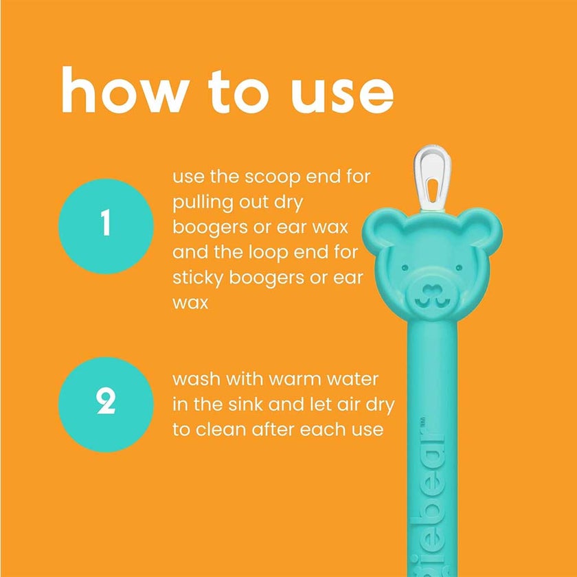 Oogiebear Baby Ear Wax & Nose Booger Picker For Newborns, Pack of 2’s