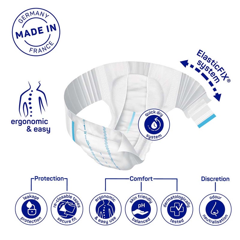 Hartmann Molicare Premium Elastic Adult Diapers 140x175cm - XL, Pack of 14's