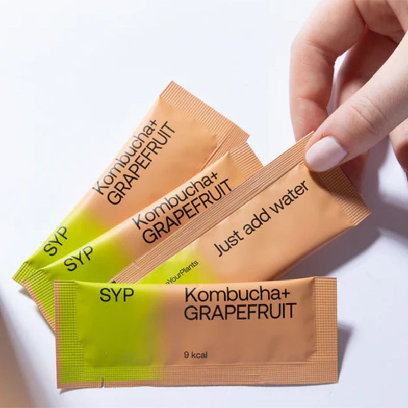 Shake Your Plants Kombucha+ Grapefruit Drink Sticks, Pack of 10's