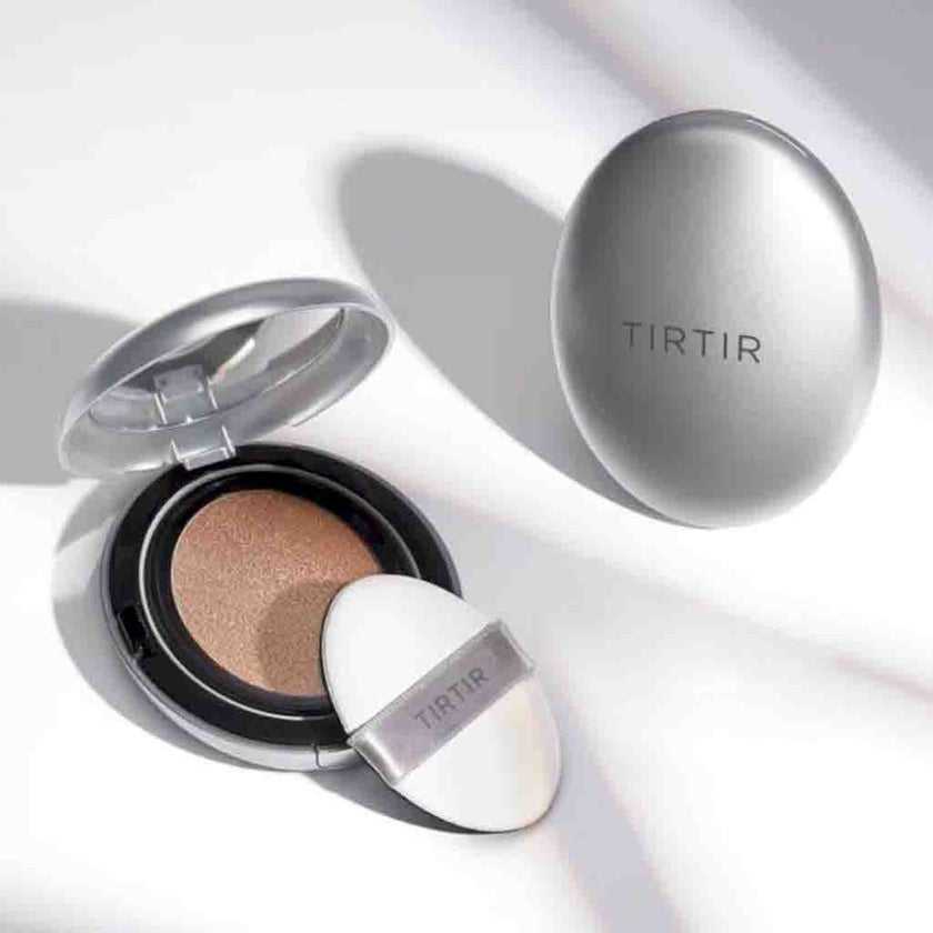 Tirtir Mask Fit Aura Silver Cushion Foundation 21N Ivory 18g