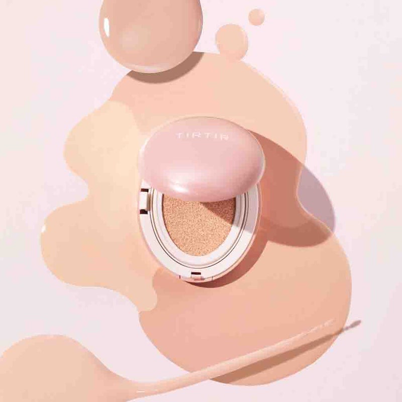 Tirtir Mask Fit All-Cover Pink Cushion Foundation 17C Porcelain 18g