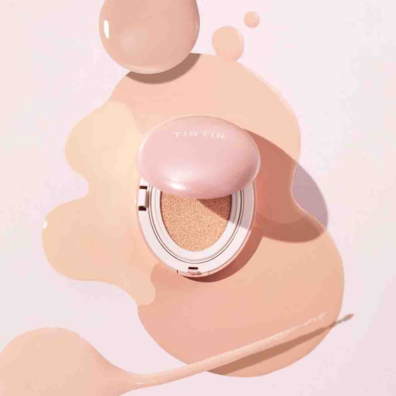 Tirtir Mask Fit All-Cover Pink Cushion Foundation 21N Ivory 18g