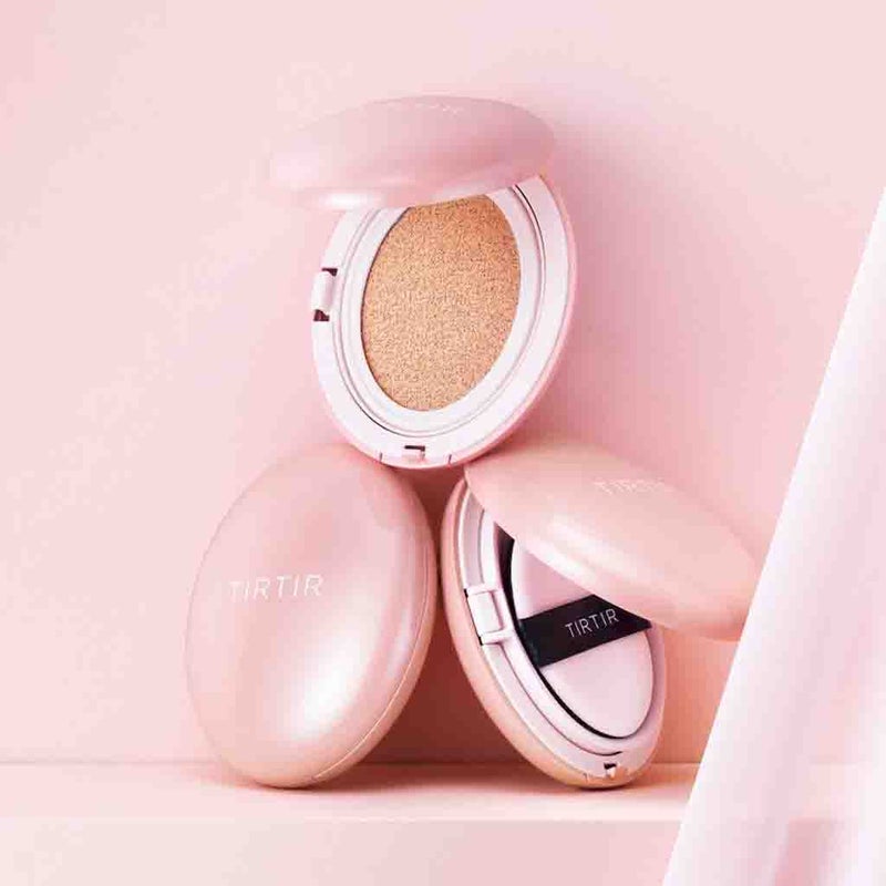 Tirtir Mask Fit All-Cover Pink Cushion Foundation 21N Ivory 18g