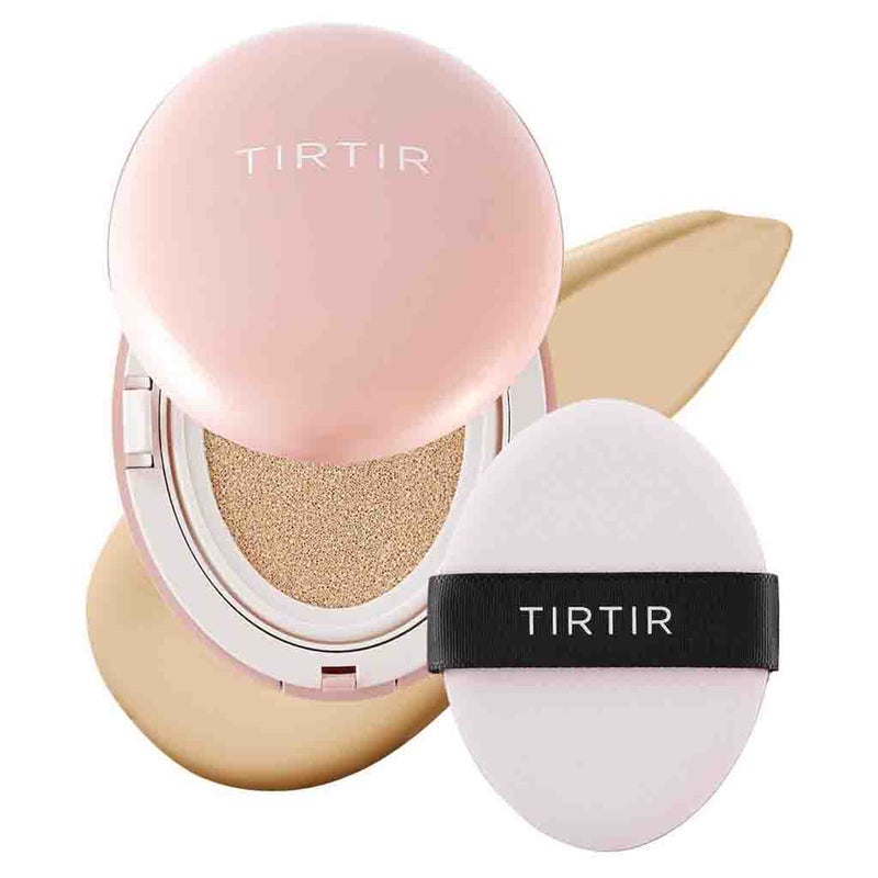 Tirtir Mask Fit All-Cover Pink Cushion Foundation 21W Natural Ivory 18g